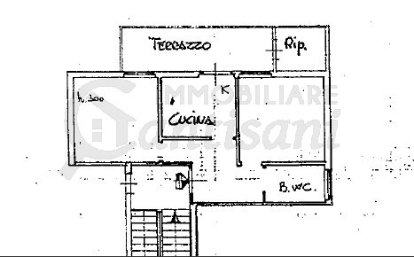 Trilocale con terrazza abitabile in vendita al Poggetto