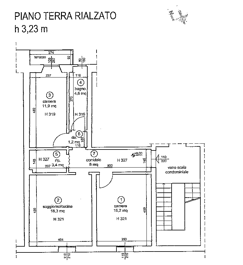 Trilocale ristrutturato in vendita via Pagnini