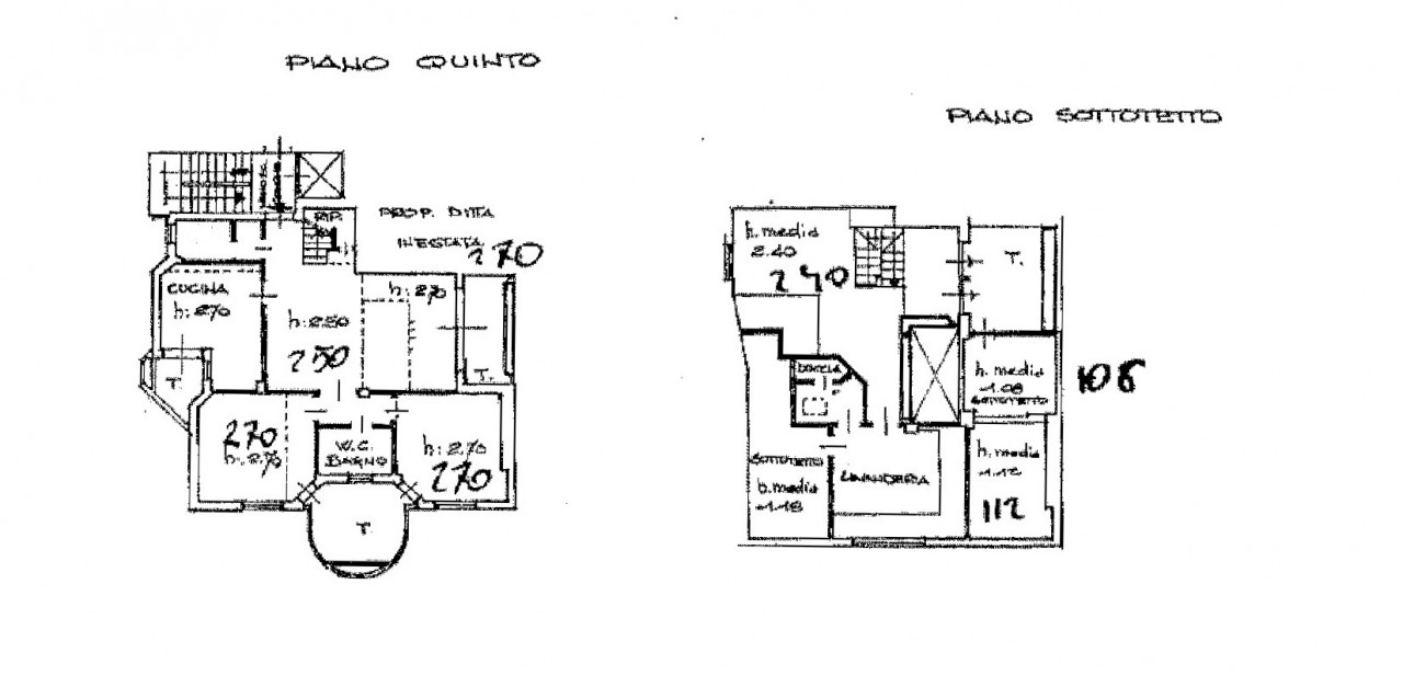 6 locali con terrazza abitabile ultimo piano in vendita Firenze Sud