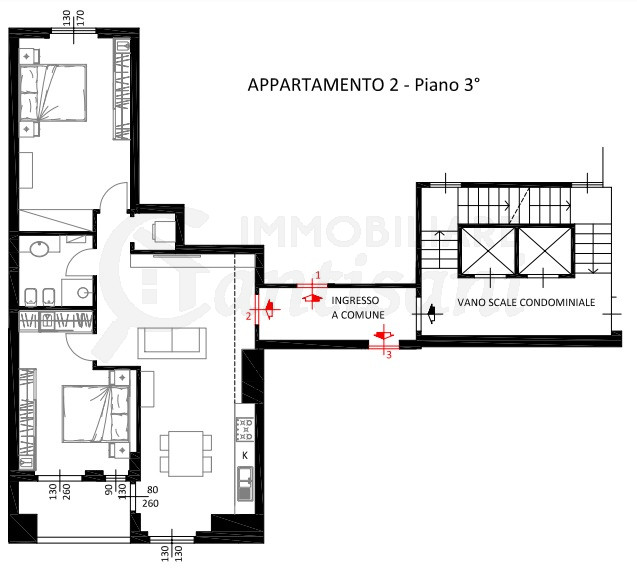 Appartamento ristrutturato con loggia in vendita zona Cure