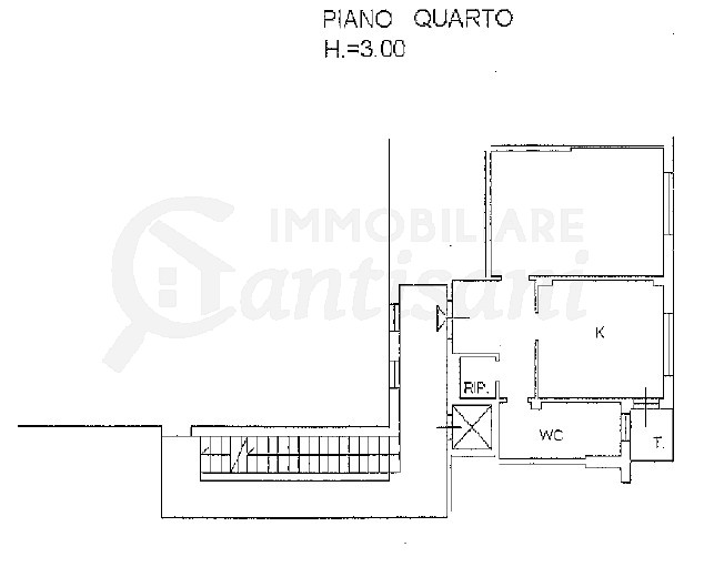 Bilocale con balcone in vendita a Novoli