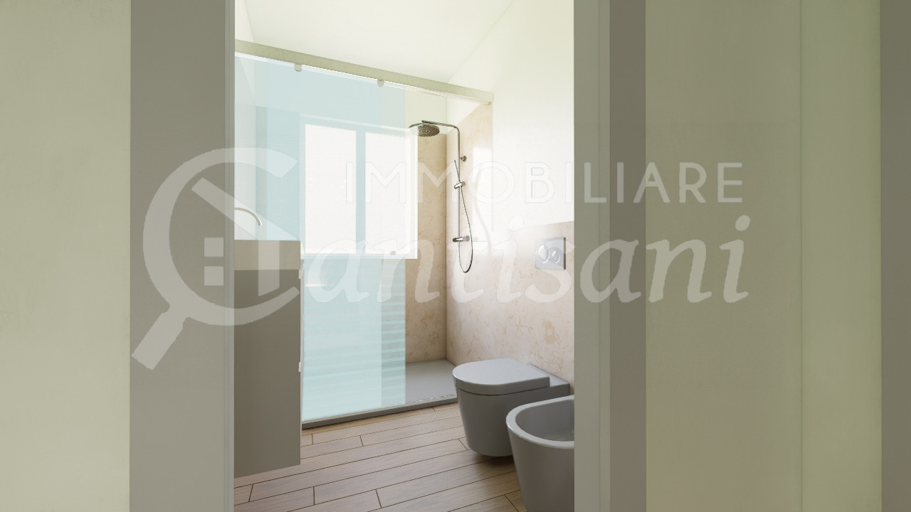 Trilocale ristrutturato con terrazza in vendita Novoli
