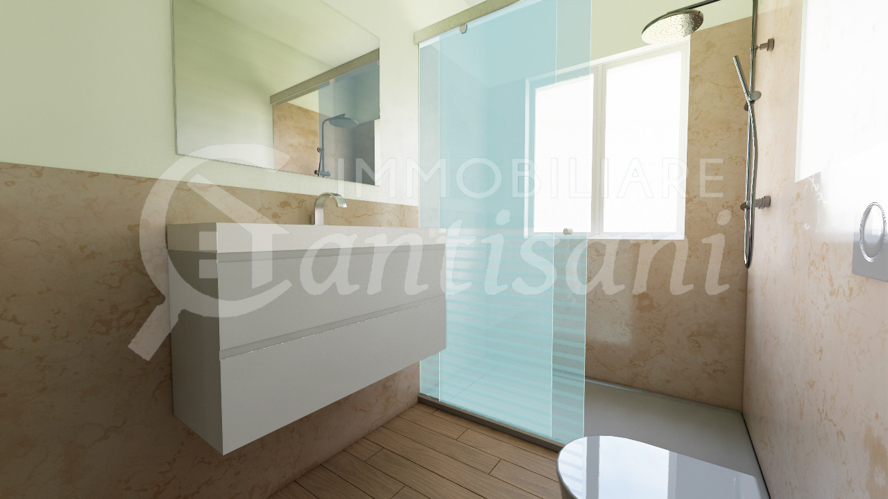 Trilocale ristrutturato con terrazza in vendita Novoli