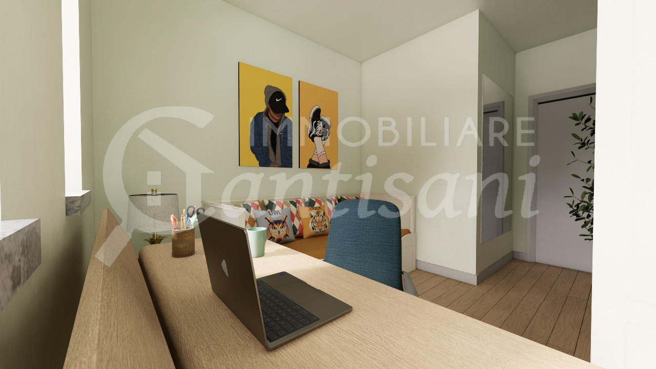 Trilocale ristrutturato con terrazza in vendita Novoli