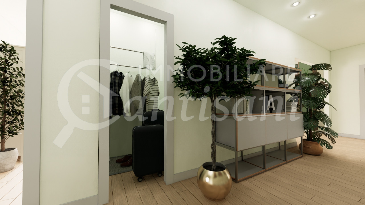 Trilocale ristrutturato con terrazza in vendita Novoli