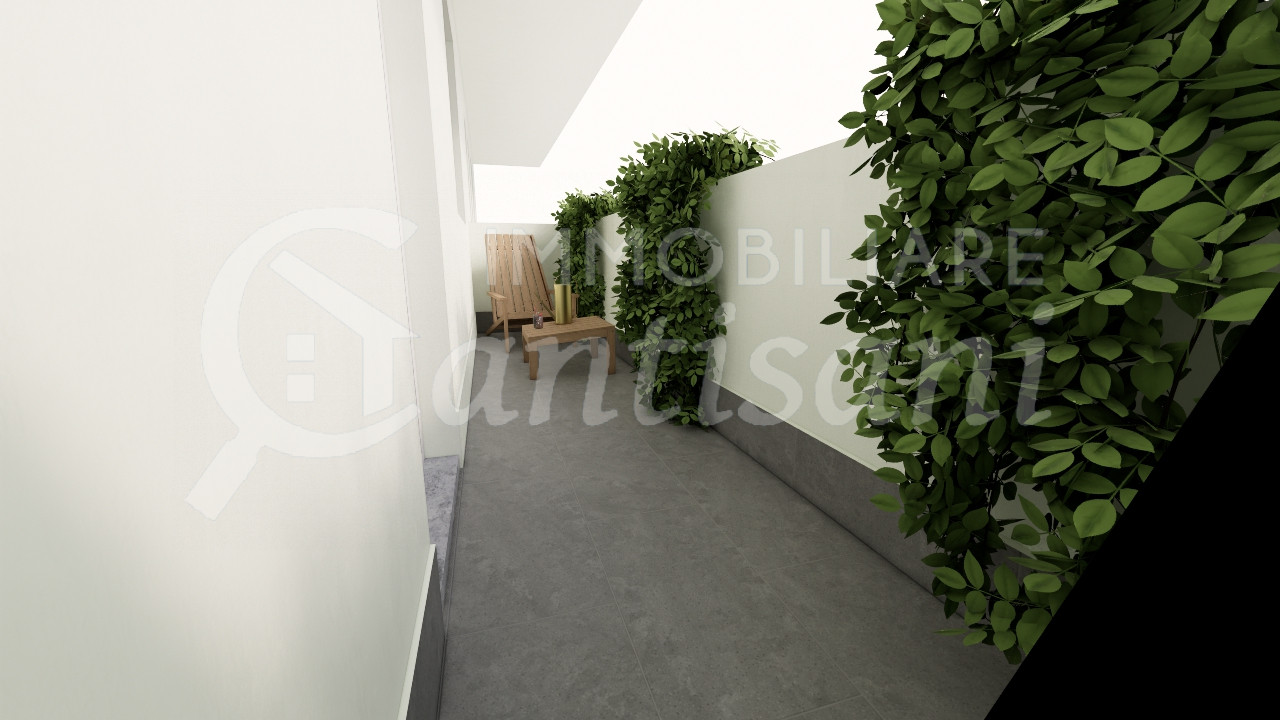 Trilocale ristrutturato con terrazza in vendita Novoli