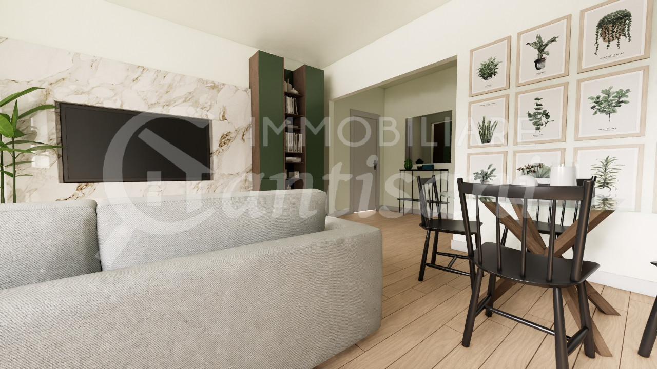 Trilocale ristrutturato con terrazza in vendita Novoli