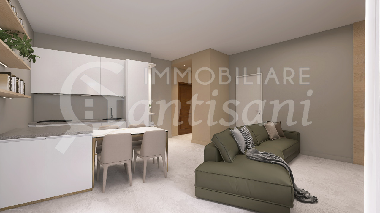 Bilocale con terrazzo ristrutturato in vendita Zona Castello