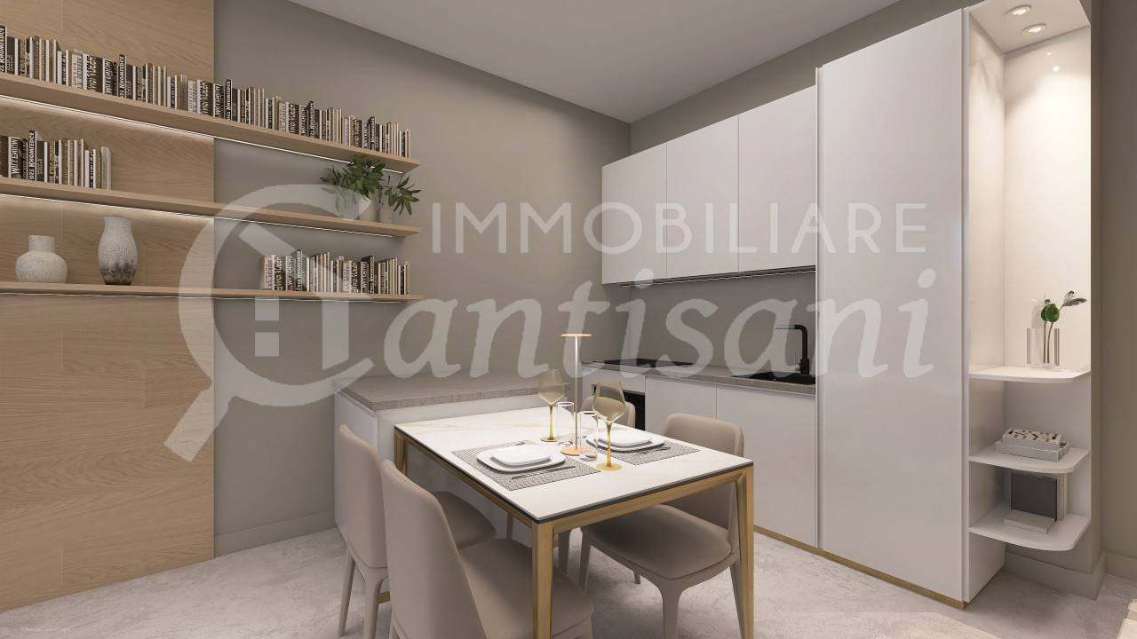 Bilocale con terrazzo ristrutturato in vendita Zona Castello