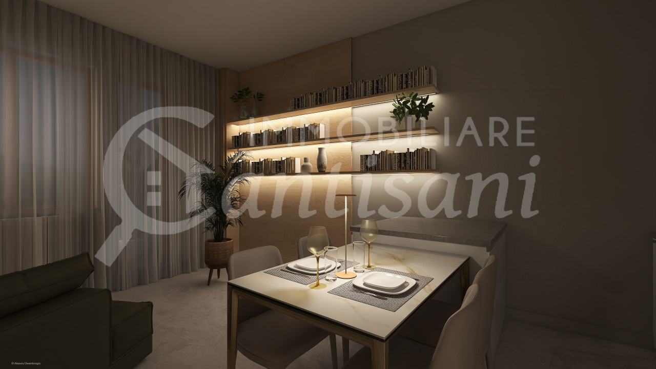 Bilocale con terrazzo ristrutturato in vendita Zona Castello