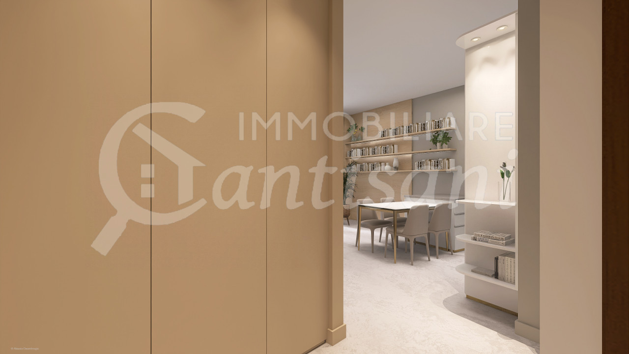 Bilocale con terrazzo ristrutturato in vendita Zona Castello
