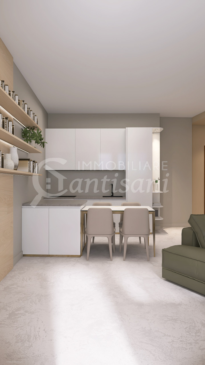 Bilocale con terrazzo ristrutturato in vendita Zona Castello