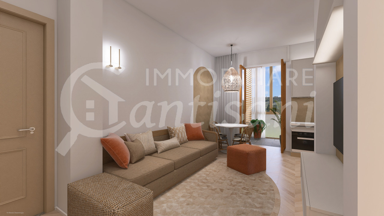 Trilocale con posto auto ristrutturato in vendita Zona Castello