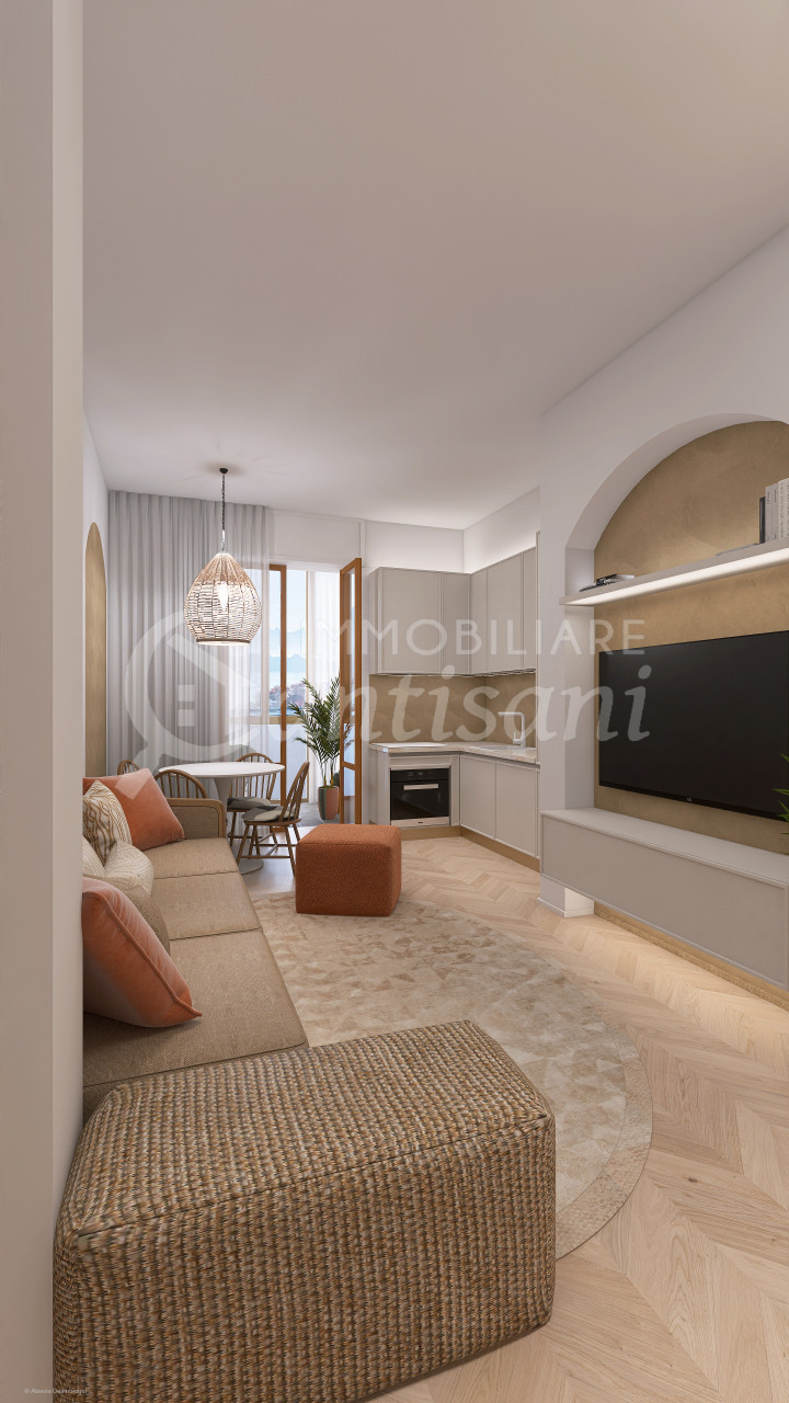 Trilocale con posto auto ristrutturato in vendita Zona Castello