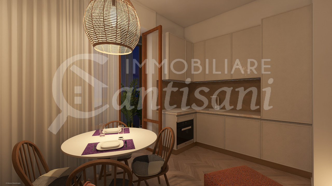 Trilocale con posto auto ristrutturato in vendita Zona Castello