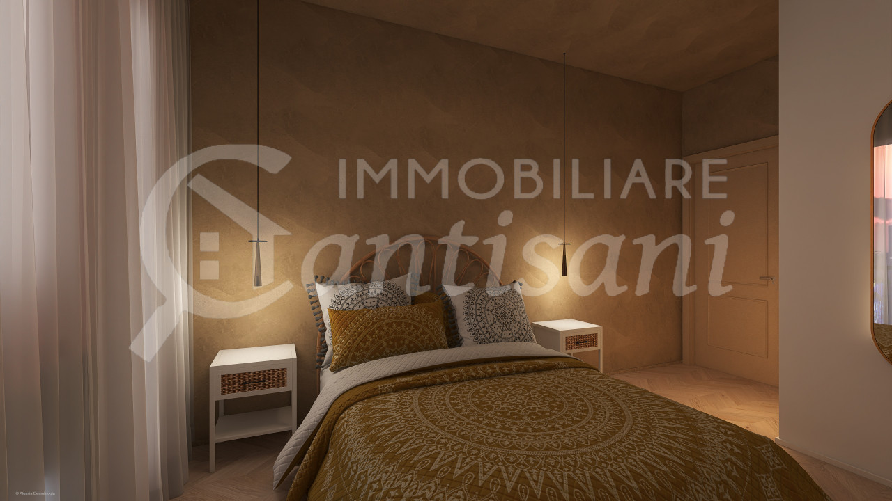 Trilocale con posto auto ristrutturato in vendita Zona Castello