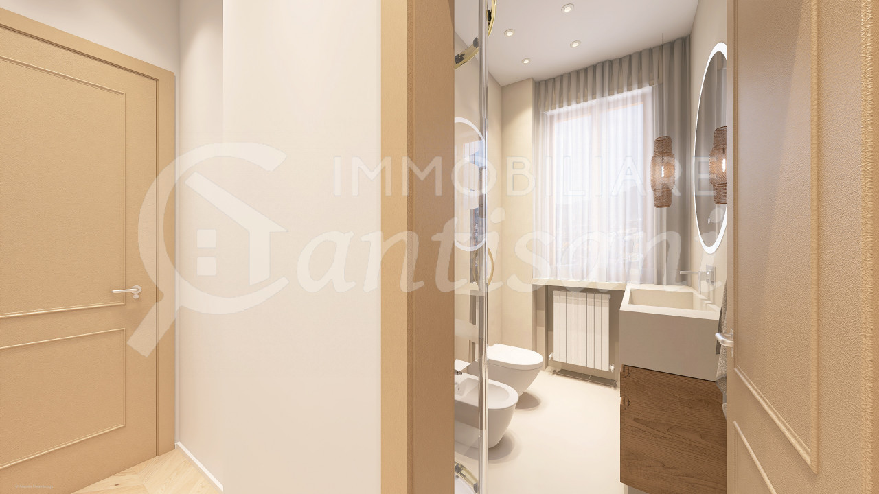 Trilocale con posto auto ristrutturato in vendita Zona Castello