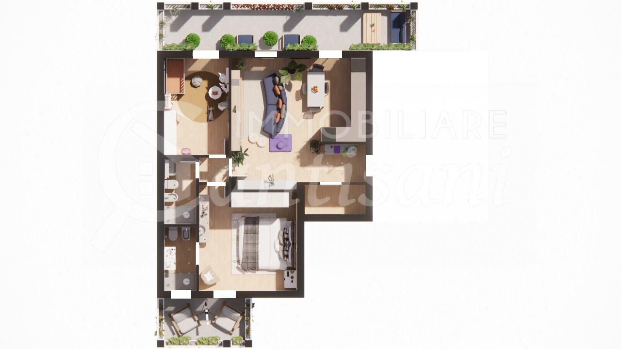 Trilocale con posto auto in vendita Via Pistoiese