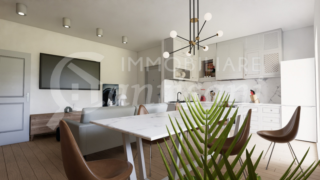 Trilocale Nuovo terrazzo e posto auto in vendita via Pistoiese