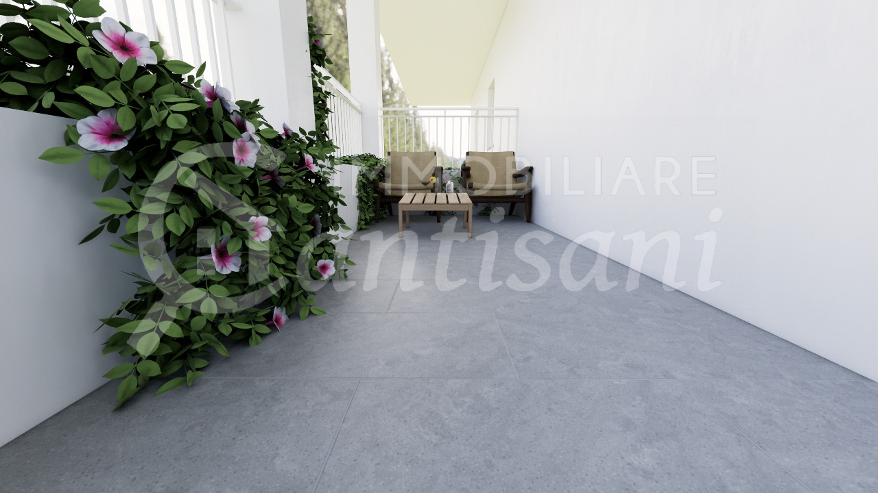 Trilocale Nuovo terrazzo e posto auto in vendita via Pistoiese