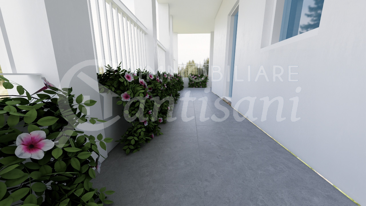 Trilocale Nuovo terrazzo e posto auto in vendita via Pistoiese