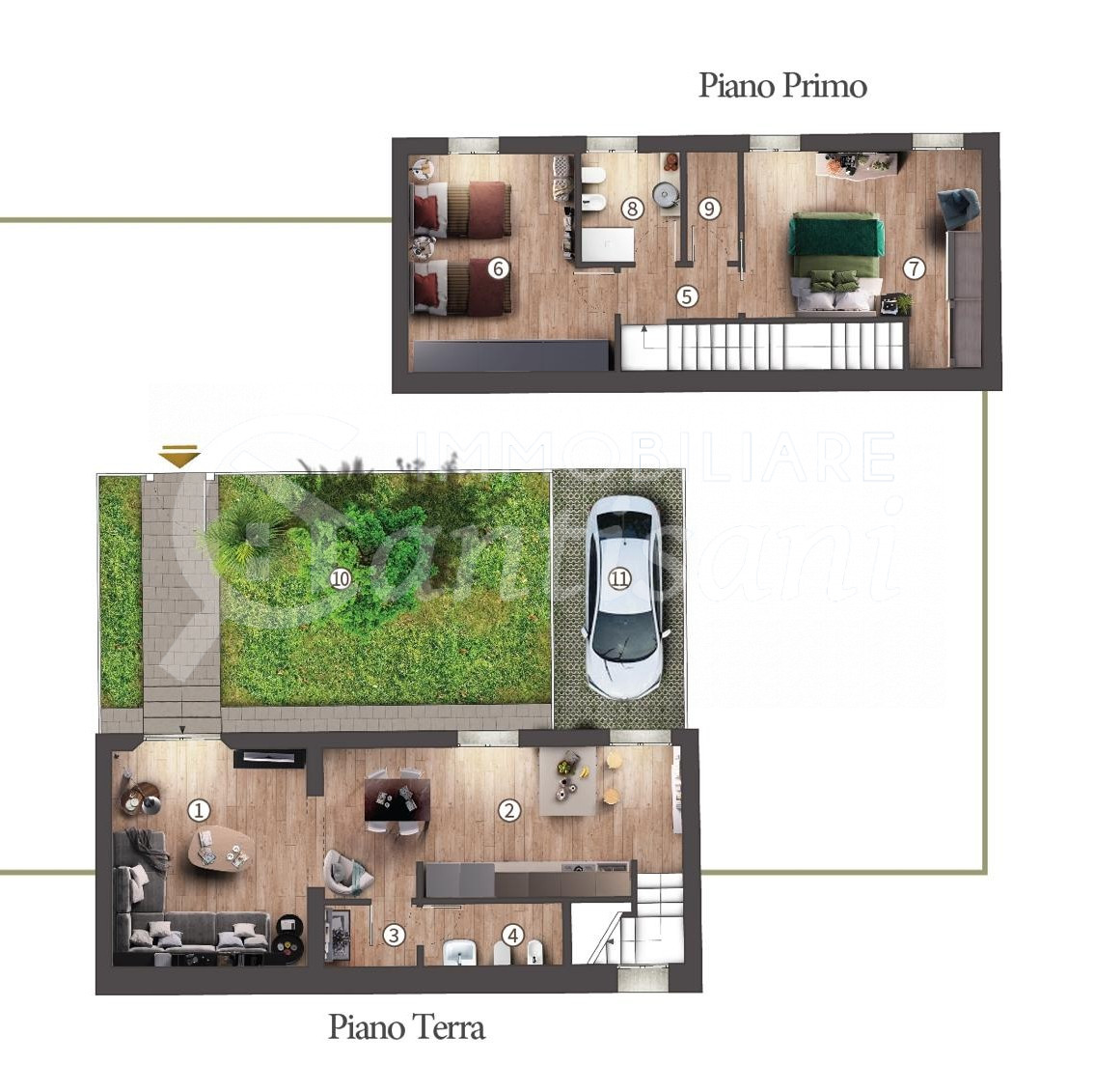 Terratetto resede e posto auto in vendita Campi Bisenzio