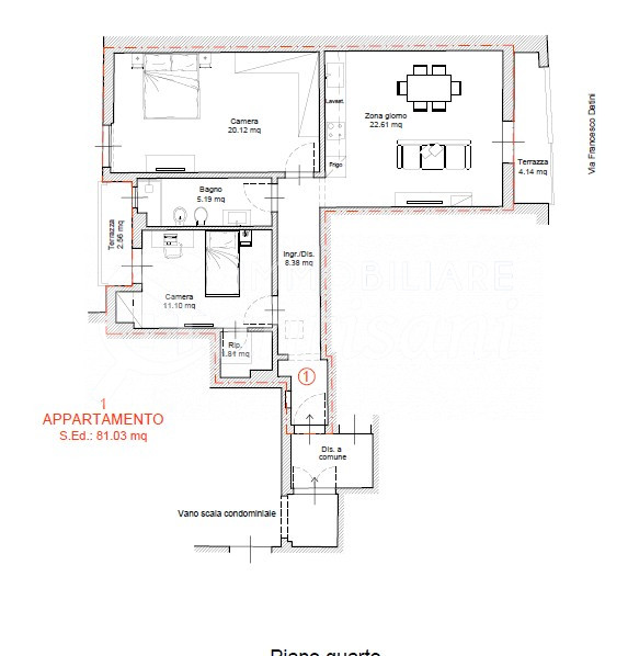 Trilocale in Vendita a Gavinana Firenze