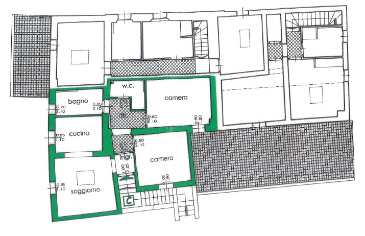 Appartamento Quadrilocale Ristrutturato con Giardino Esclusivo a Vicchio